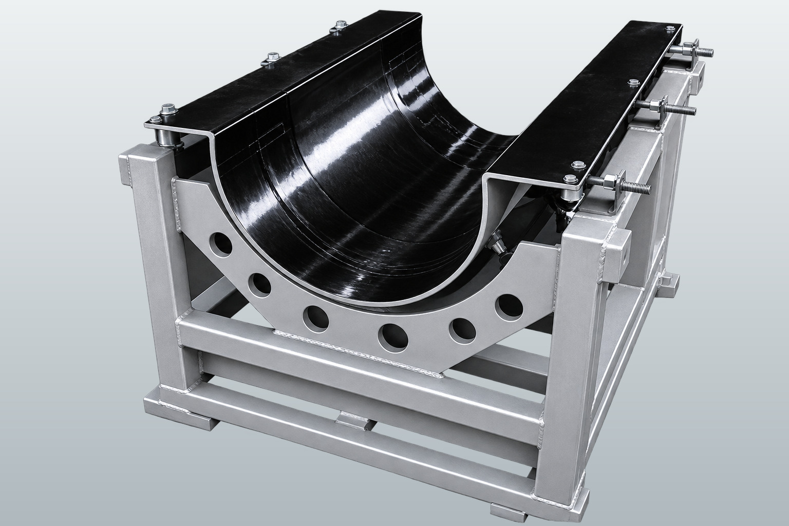 U-shaped carbon-fibre aerospace mould