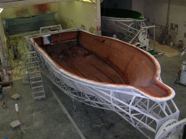 Marine hull tooling mould