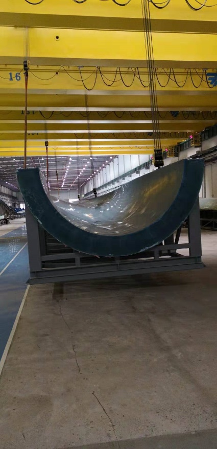 Wind blade production mould shown in EPTEK wind presentation