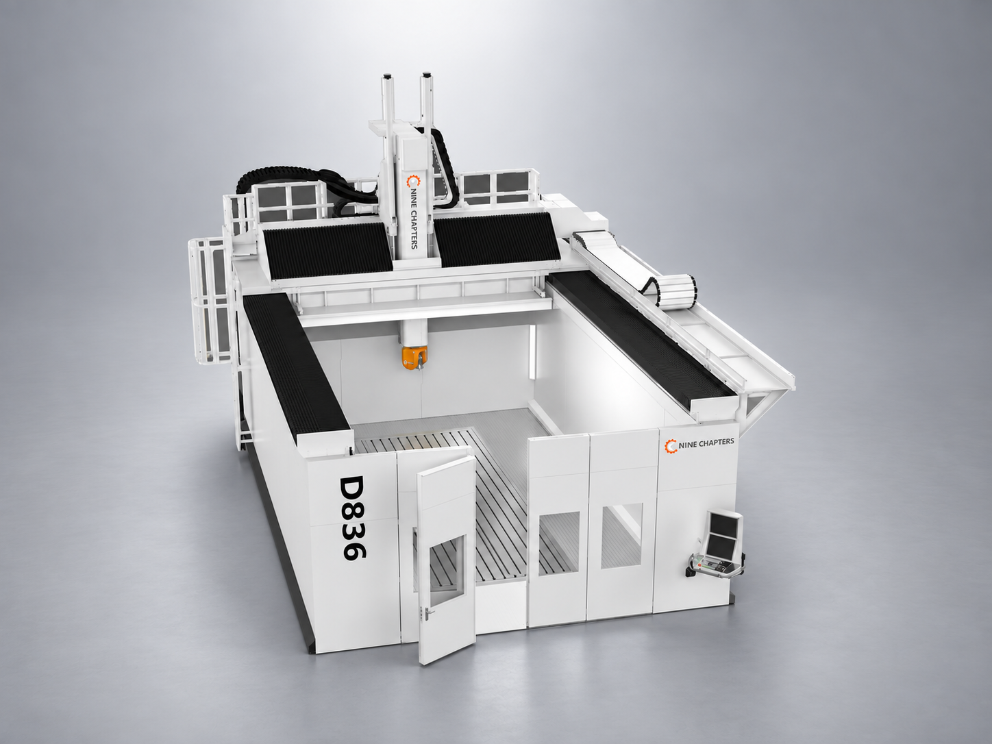 Five-axis gantry CNC machining centre